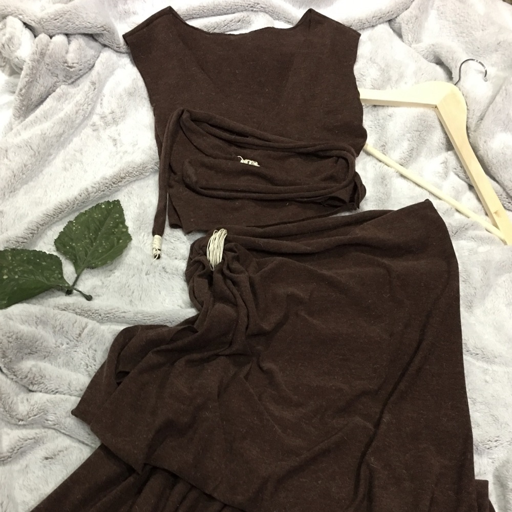 Beautiful handmade stretchy two piece ensemble!